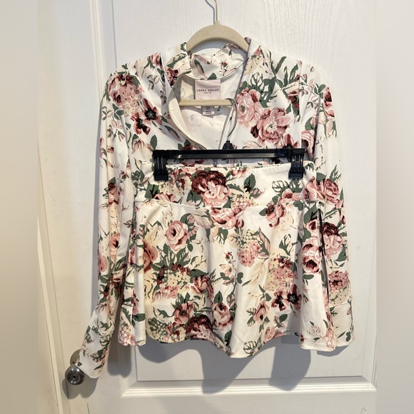 Laura Ashley Dresses & Skirts - Laura Ashley UPF protection floral jacket and skort set